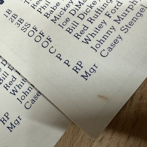 1980 TCMA All Time Yankees 12 Card Set - Picture 3 of 3